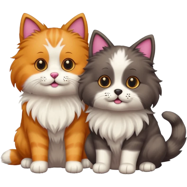 cat dog emoji