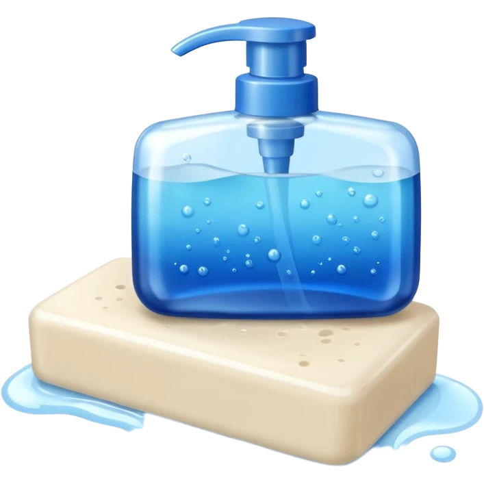 Soap and shampoo emoji