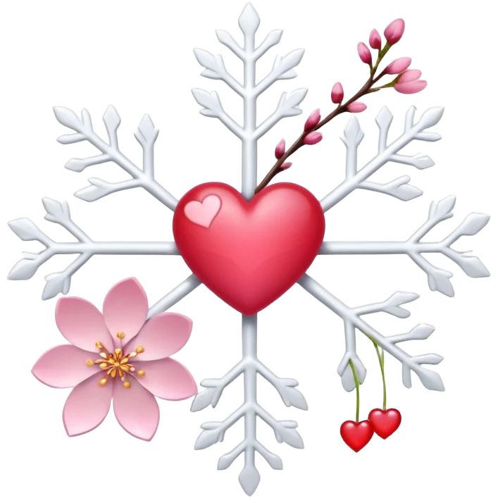 ❄️❤️✨🌸 emoji