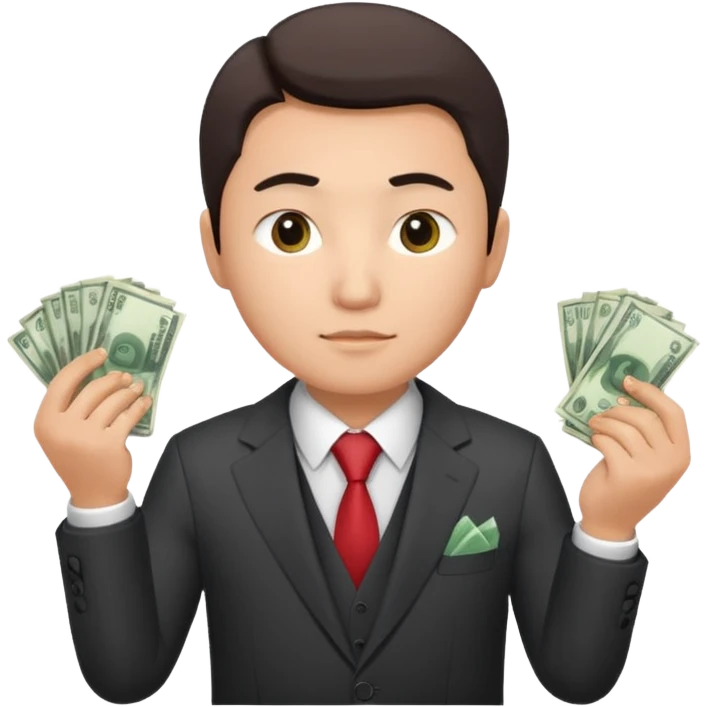 кыргызский бизнесмен считающий деньги emoji