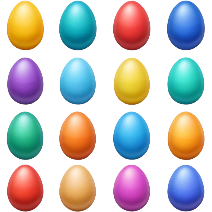 rainbow egg  icons emoji