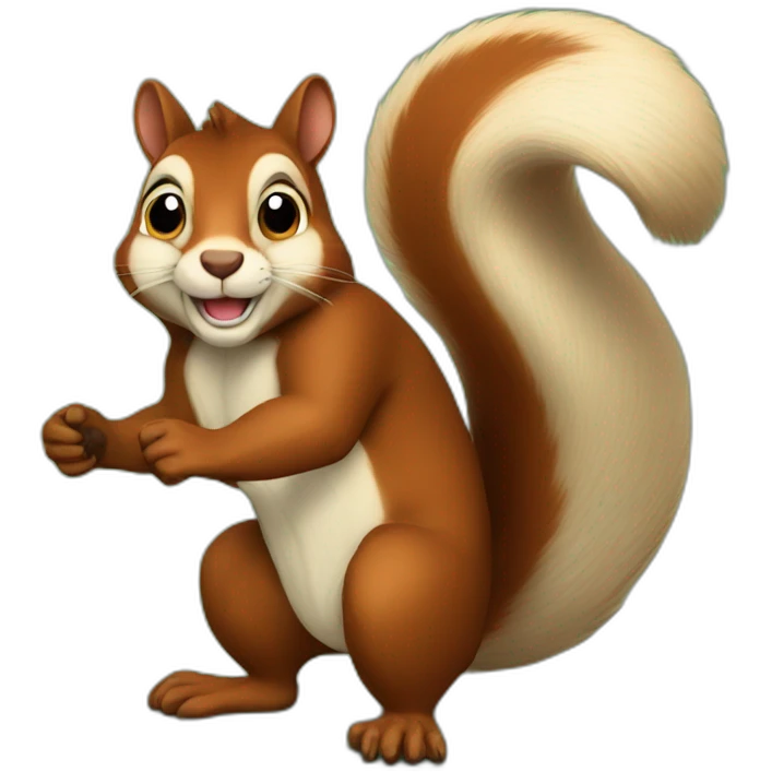 Giant squirrel emoji