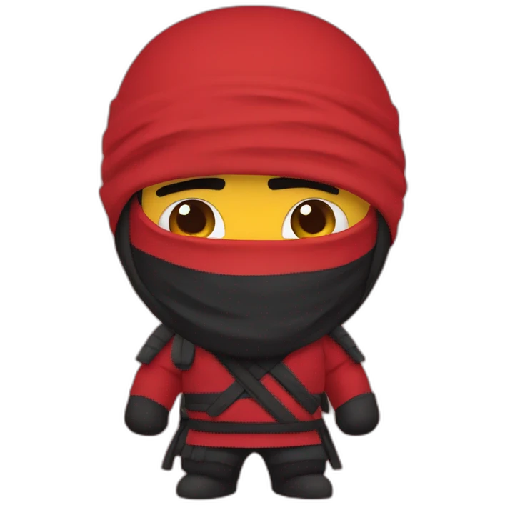 ninja rojo emoji