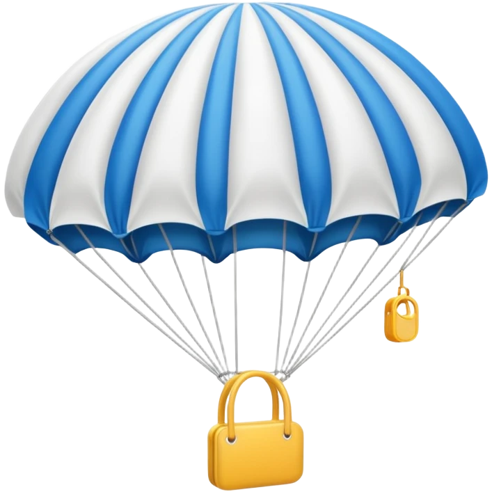Parachute emoji