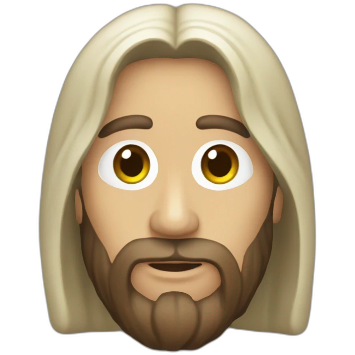 Jesucristo orando emoji