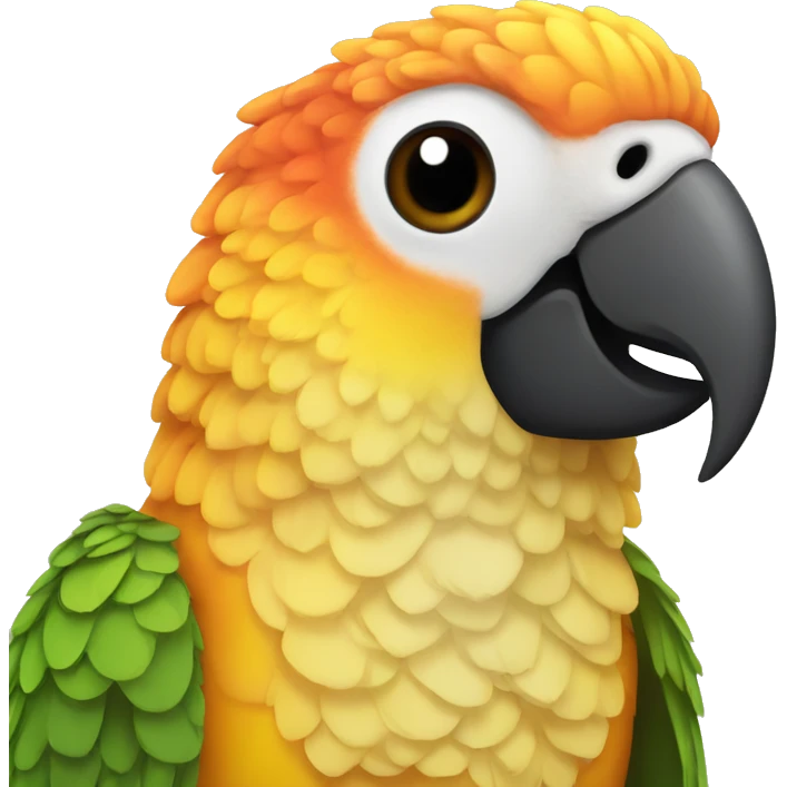 Sun conure emoji