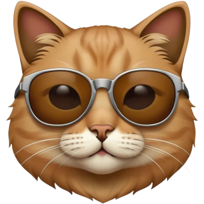 Cat wearing sunglasses emoji