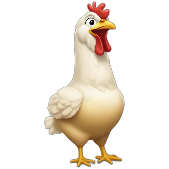chickfila fat chicken crazy emoji