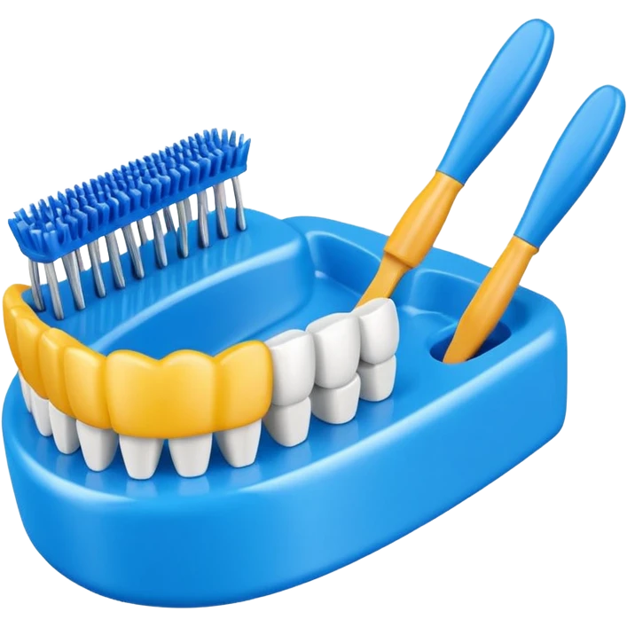 Denture brush emoji