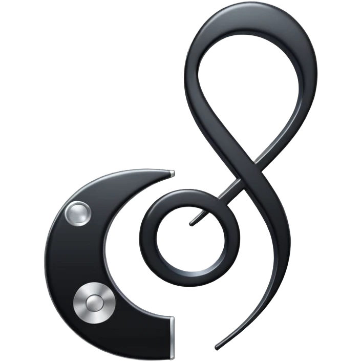 music note with a music disc emoji