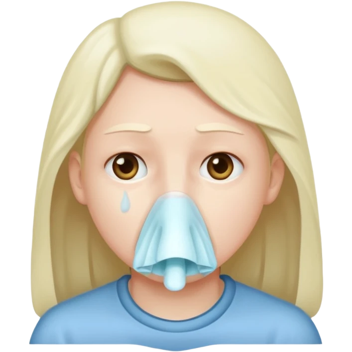 Caught a cold emoji