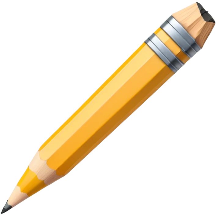 Broken pencil emoji