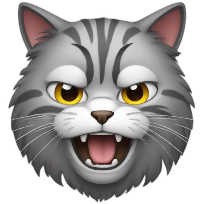 Angry cat emoji