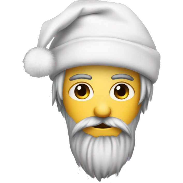 emo con gorro de Papá Noel emoji