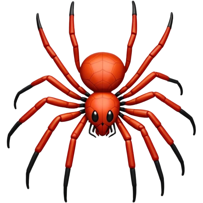 Telaraña de hilos rojos emoji