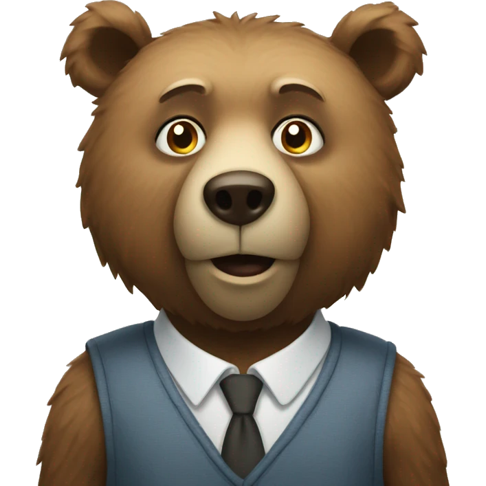 passive aggressive bear emoji