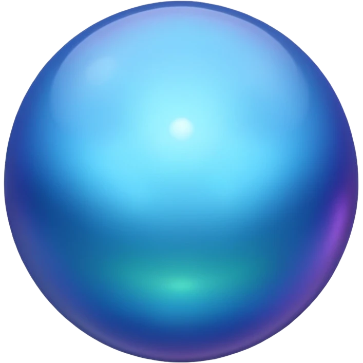 Aesthetic blue emoji