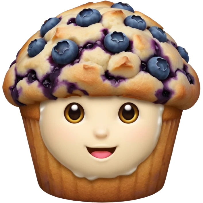 blueberry muffin emoji