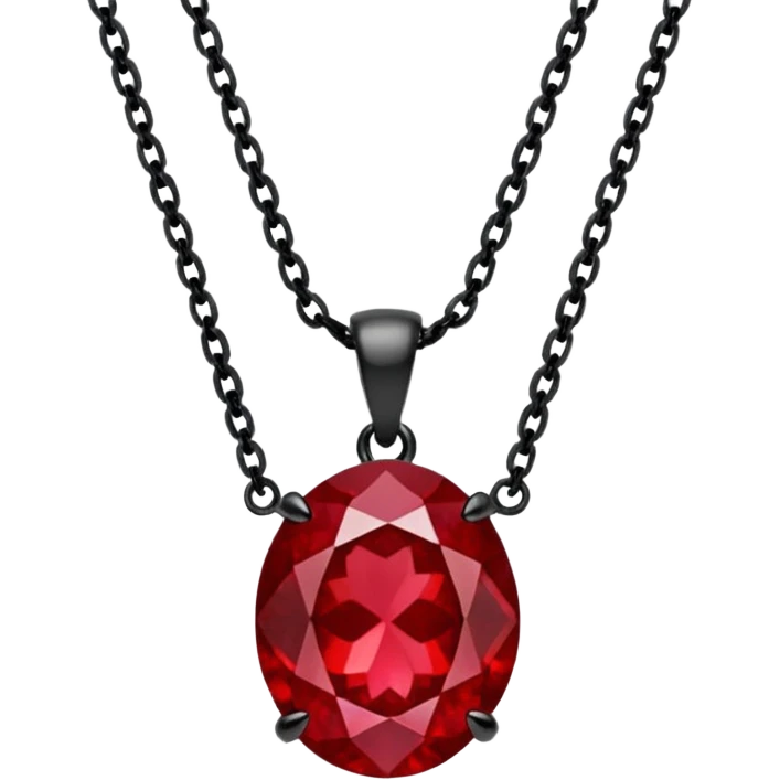 ruby necklace emoji