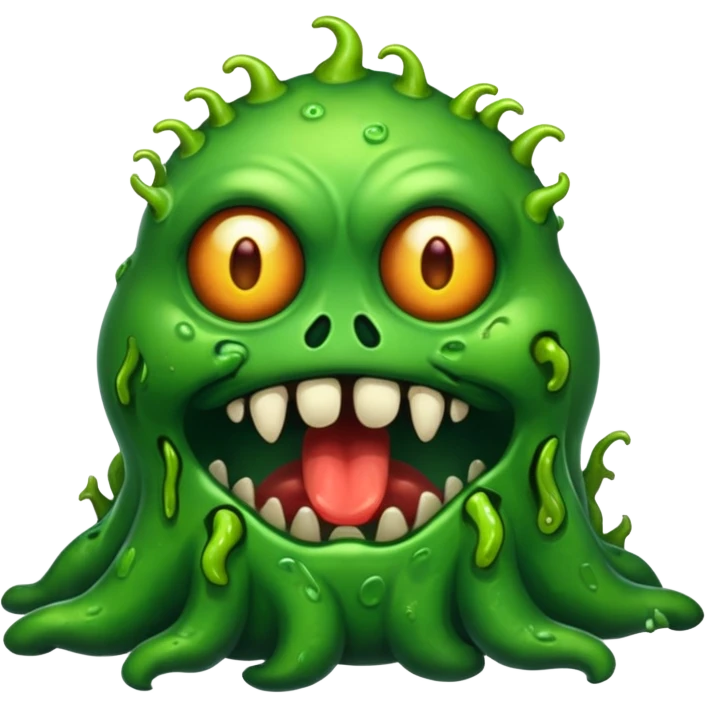 A garbage monster  emoji