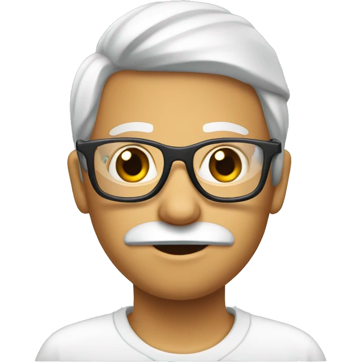 Enfermera con cofia y gafas emoji