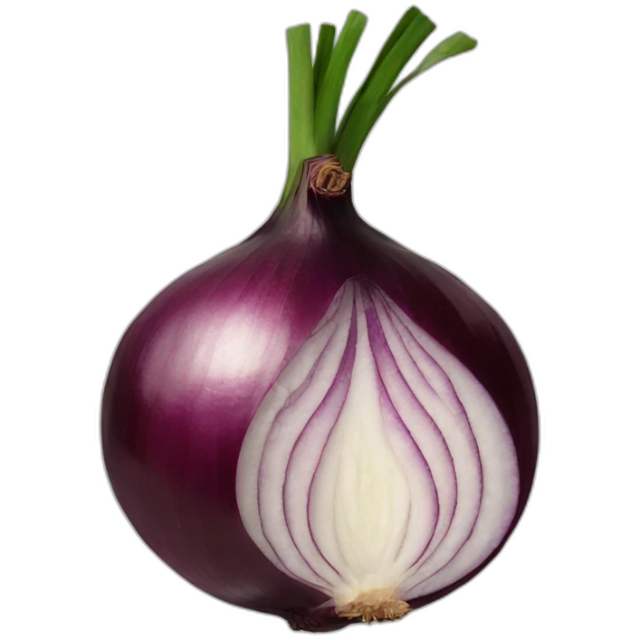 Red onion emoji