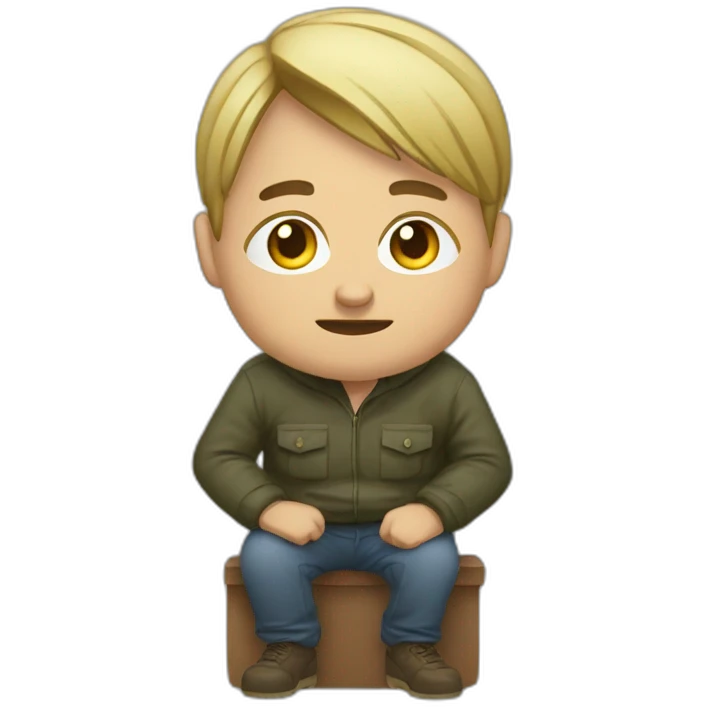 squating serbian emoji