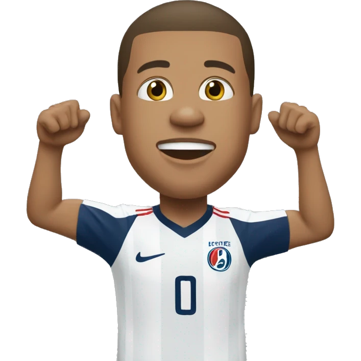Mbappé qui jongle emoji