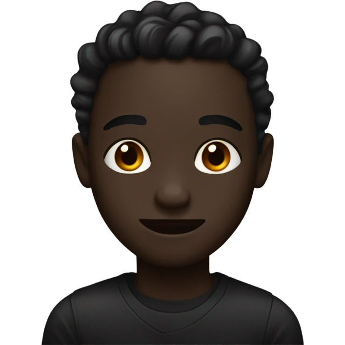 Black dark emojis aesthetic  emoji