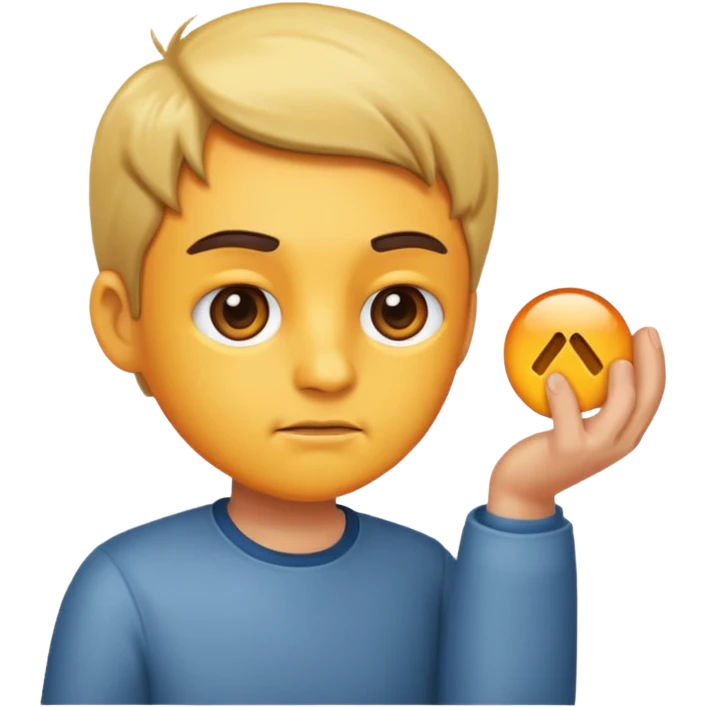 focusing emoji