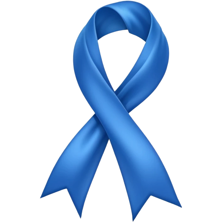 Blue ribbon emoji