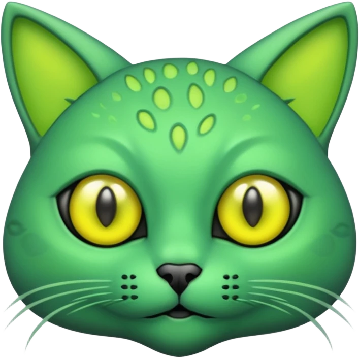 Gato alien emoji