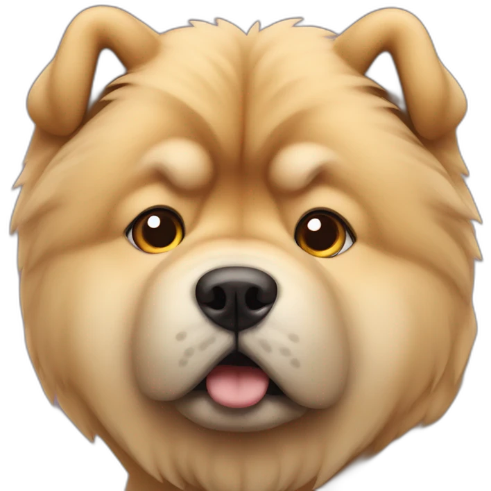 confused chow chow emoji