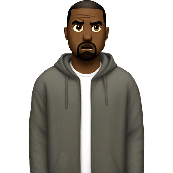 kanye angry emoji