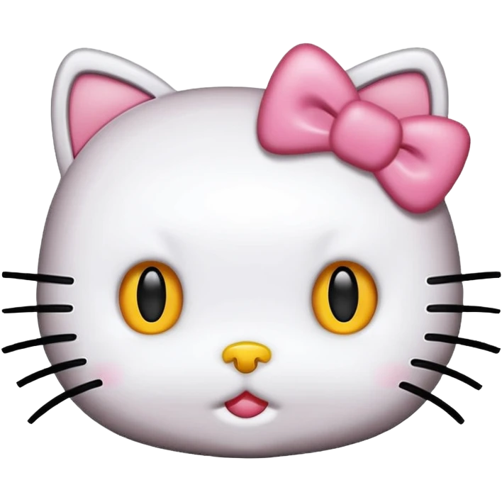 Hello Kitty cabeza  emoji