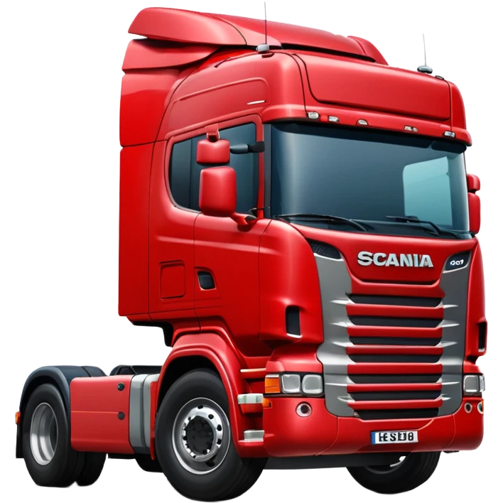 грузовик scania emoji