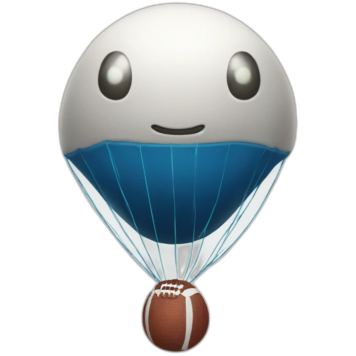 Chat qui a un ballon de foot sur une baleine emoji
