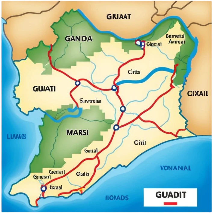 Map of Gujarat emoji