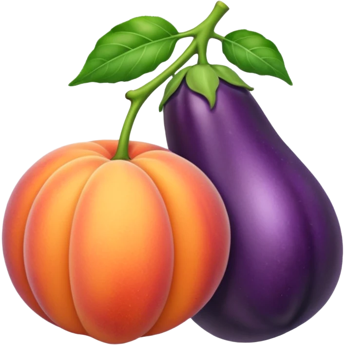 🍑🍆 emoji