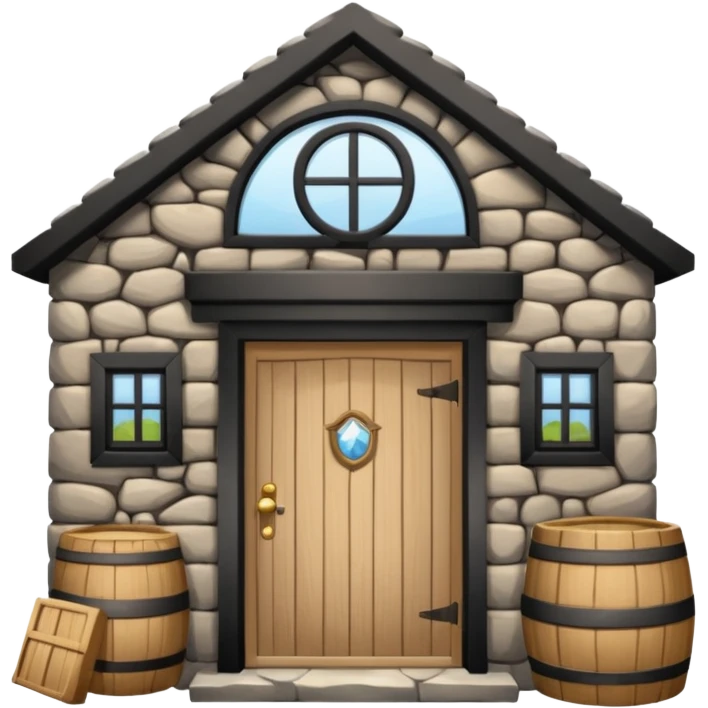 storage shop olden times s outside view emoji | AI Emoji Generator
