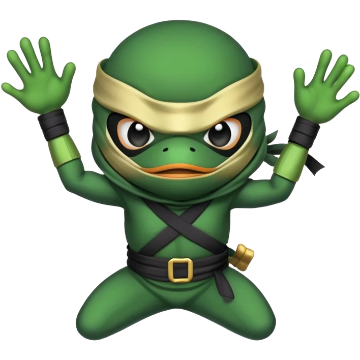 Ninja frog emoji