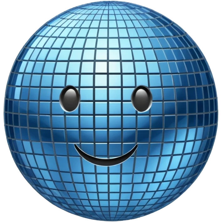 disco ball moon emoji