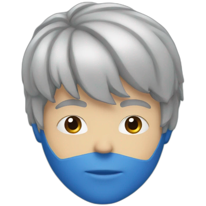 Bien azul emoji