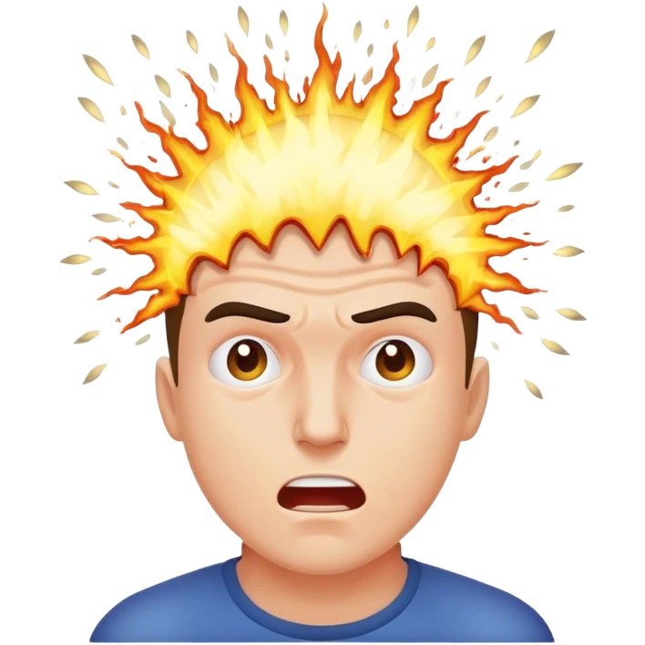 Trump head exploding emoji
