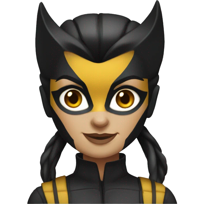 Female wolverine emoji