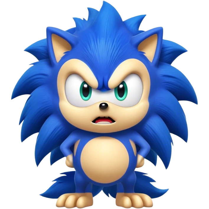 Monster sonic ￼ emoji