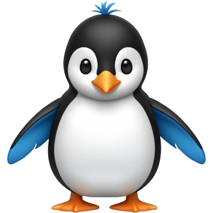 linux tux emoji