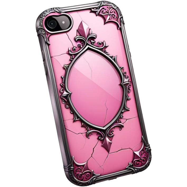 pink gothic iPhone emoji
