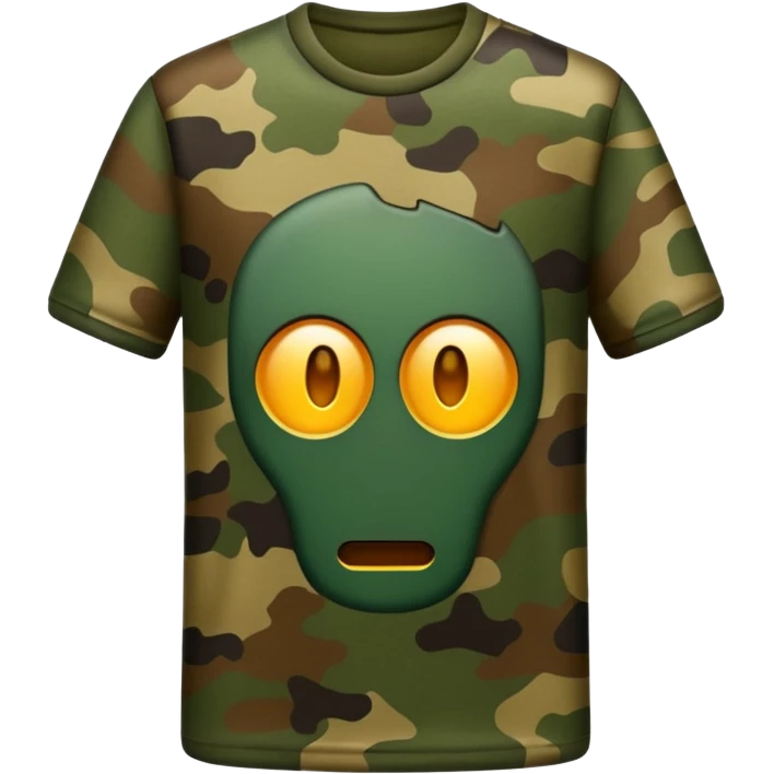 camouflage shirt emoji