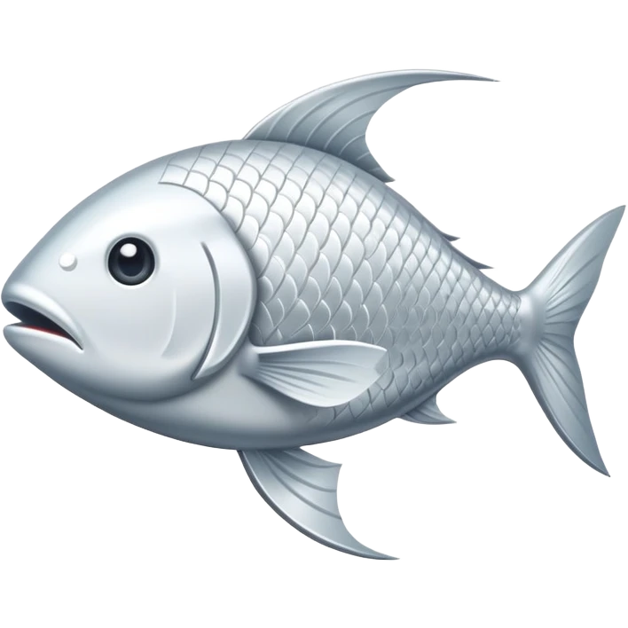 make a white fish emoji emoji
